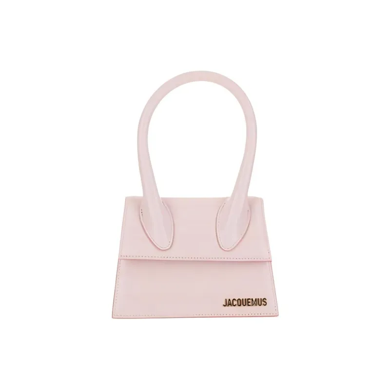Jacquemus Le Chiquito Moyen Calfskin Shoulder Bag, Crossbody Bag, Handbag Women's Pink-1
