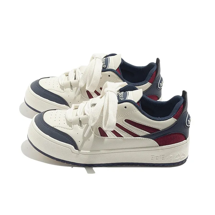 BEIER Niche Design Versatile Fashion Classic Trendy Wear resistant And Lightweight Low Top Skateboard Shoes Women's-1