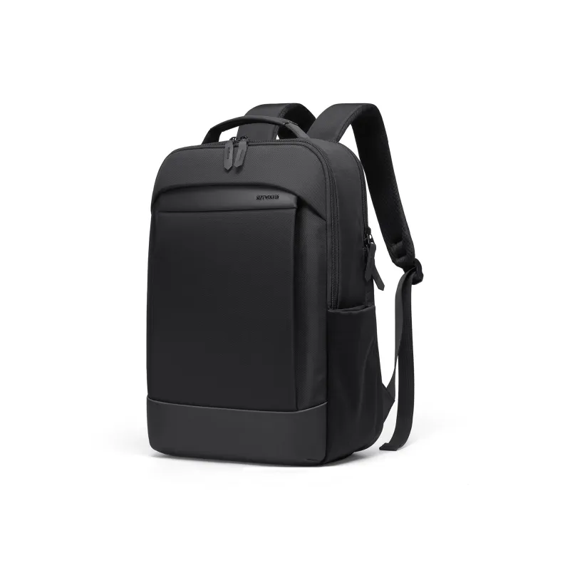 SEPTWOLVES Fabric Abrasion-Resistant Water-Repellent Backpack QPL Regular Unisex Black-0
