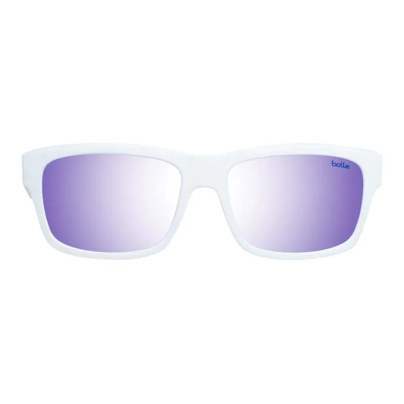 BOLLE Plastic Rectangular Sunglasses Women's White-1