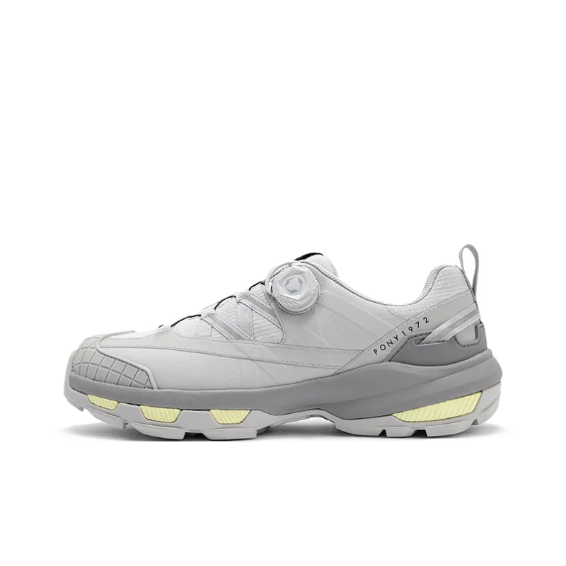 PONY Anti Slip Wear Resistant Low Top Trail Running Running Shoes Men's Gray-0