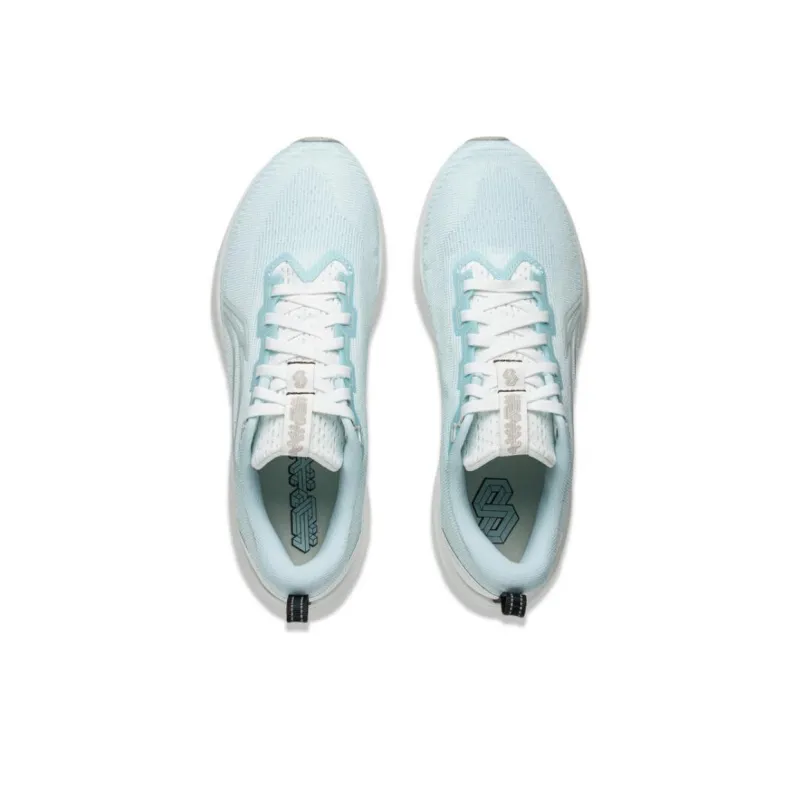 LiNing Red Hare 8 Wear resistant And Lightweight Low Top Casual Running Shoes Women's Blue White-3