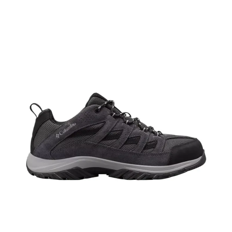 Columbia Crestwood Abrasion Resistant Low Top Hiking Shoes Men's Black Gray-1