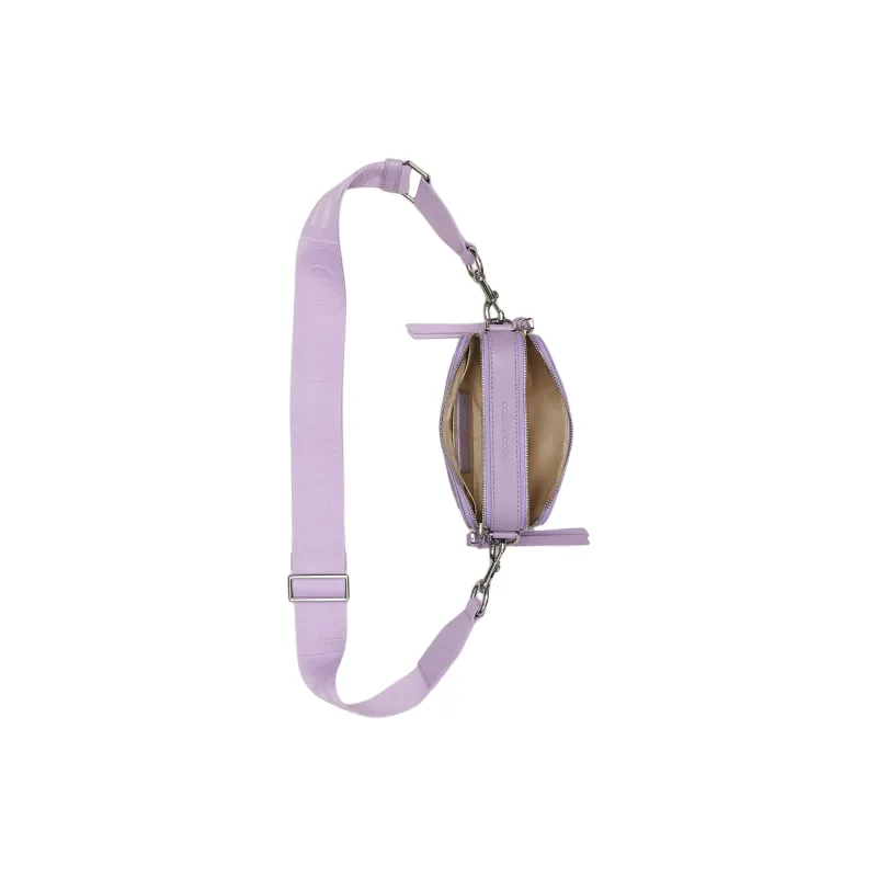 MARC JACOBS Leather Crossbody Bag Women's Lilac-4