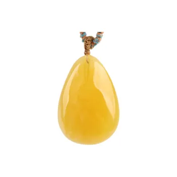 Oushuo Jewelry Amber Beeswax Necklaces Unisex