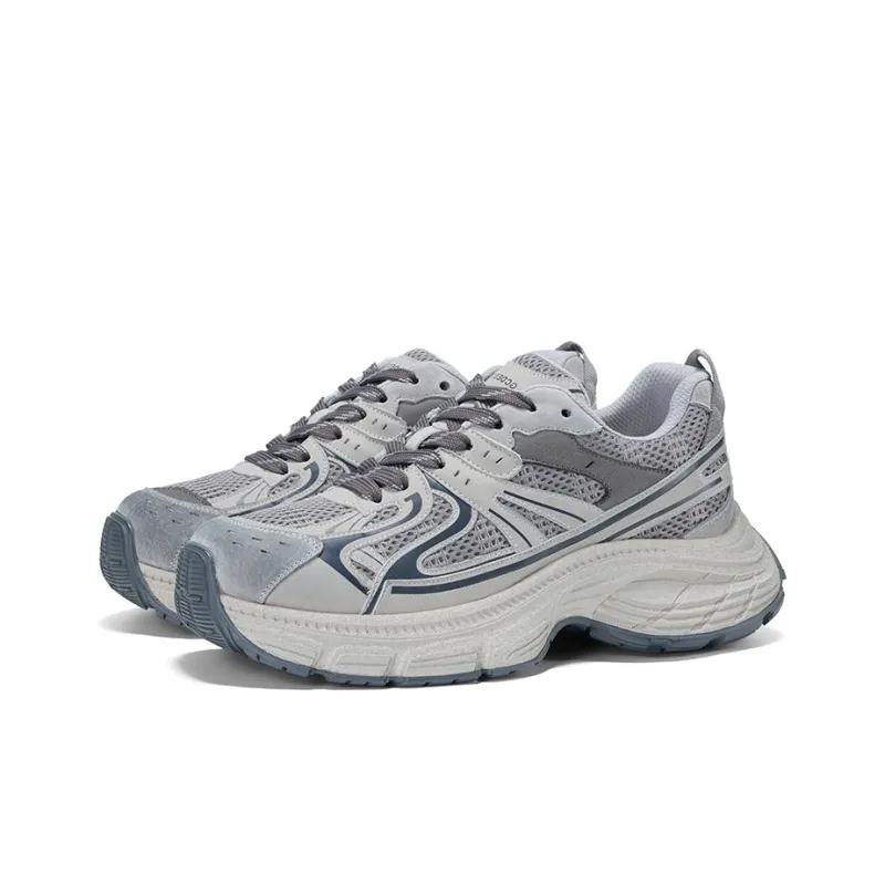 GG CC Chunky Sneakers Women's Low Top Gray-2