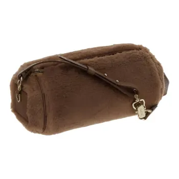 MaxMara Camel Hair Portable Crossbody Bag, Shoulder Bag Regular Women's Brown