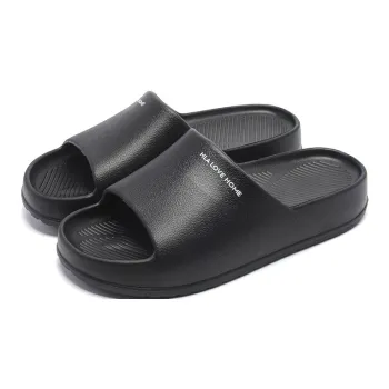 HLA Summer Platform Squashy And Bouncy Feeling Men's Sandals Bathroom Bathing Home Indoor Slippers Couple's Sandals
