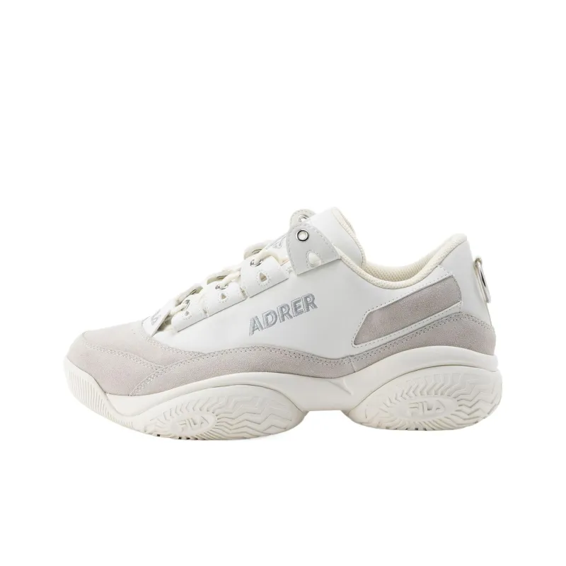 ADRER x FILA Provenance Cushioning Wear Resistant Low Top Casual Shoes Women's Silver Gray-0