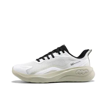361° Durable Lightweight And Breathable Low Top Casual Running Shoes Men's White Gray