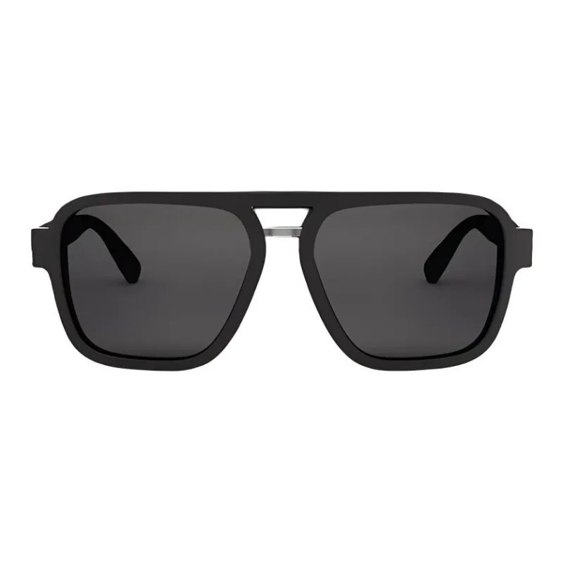 BVLGARI Acetate Aviator Sunglasses Unisex Black-1