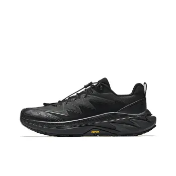 Anta Wild PRO Anti Slip Wear Resistant Low Top Casual Running Shoes Men's Basic Black