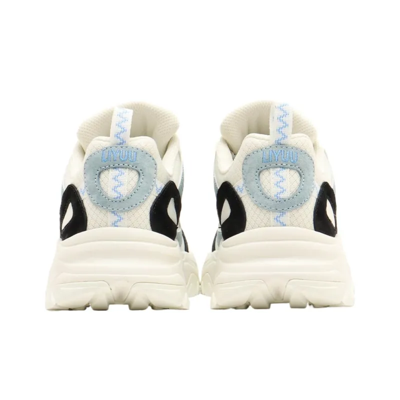 DAYTONIC X LIYUU x FILA Daytonic Abrasion Resistant Low Top Training Shoes Women's Beige Blue-4