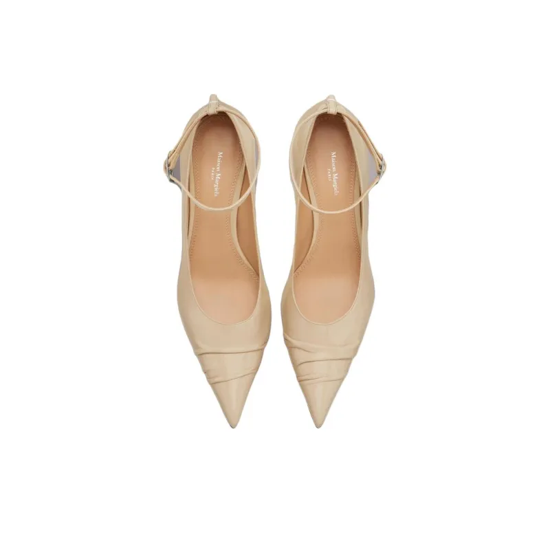 Maison Margiela Kinkies Slim Heel High Heels 5.5cm Women's Beige-2