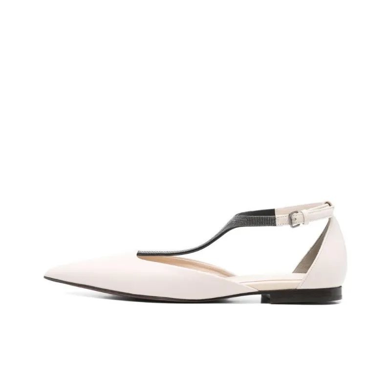 Brunello Cucinelli Embellished Pointed Toe Sandals Women's-0