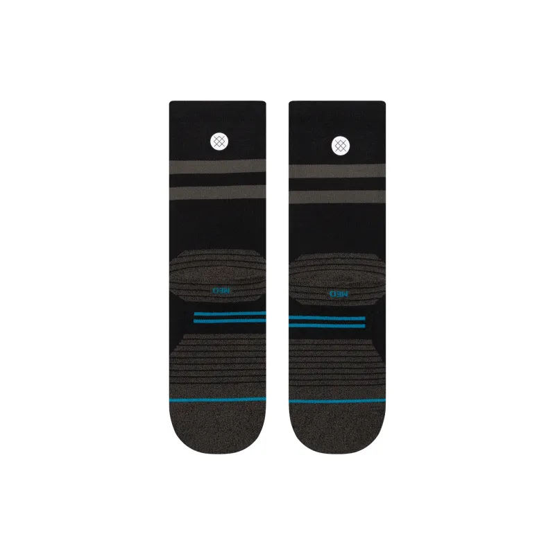Stance Running Socks Unisex 1 Pack Black-2
