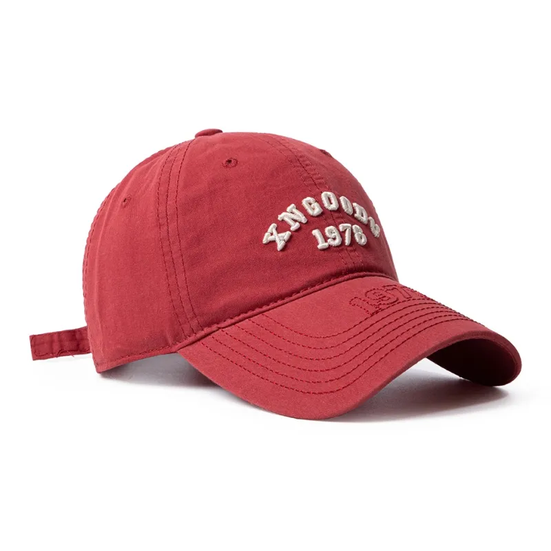 BAIJUAN Cotton Face Enhancing Sun Protection Baseball Cap Unisex-4
