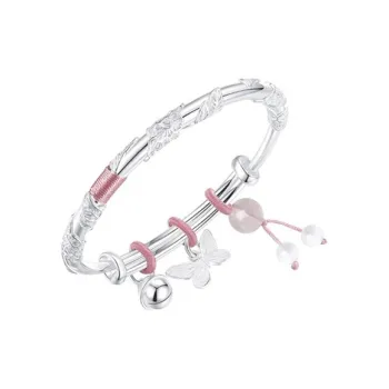 UZIID S999 Fine Silver Bangles Women's