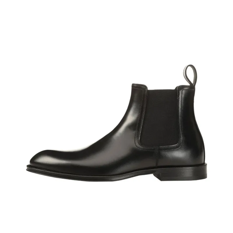 SERGIO ROSSI Sr Ryan Ankle-Length Chelsea Boots Men's Black-0