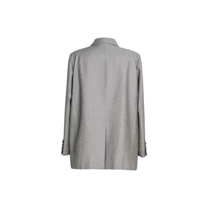 ROEYSHOUSE Business Suit Coat Women's Light Gray-1