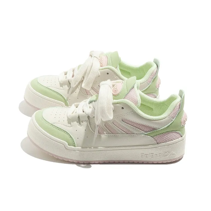 BEIER Niche Design Versatile Fashion Classic Trendy Wear resistant And Lightweight Low Top Skateboard Shoes Women's-7
