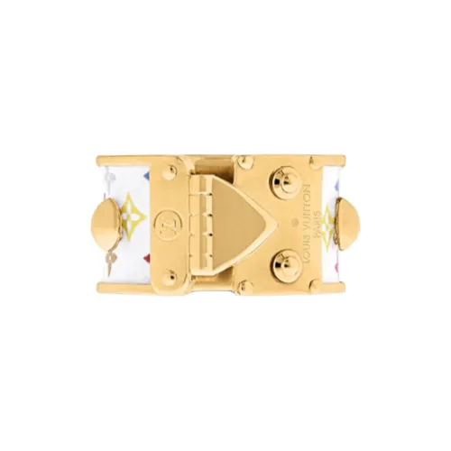 LOUIS VUITTON Metal Rings Women's White
