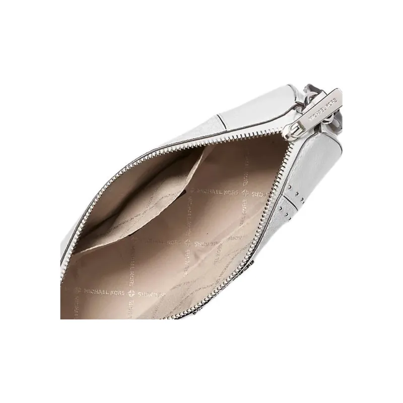 MICHAEL KORS Jet Set Travel Polyurethane Crossbody Bag Trumpets Women's Light White-3