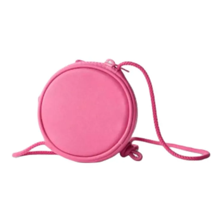 ZARA Polyurethane Crossbody Bag Women's Pink-2