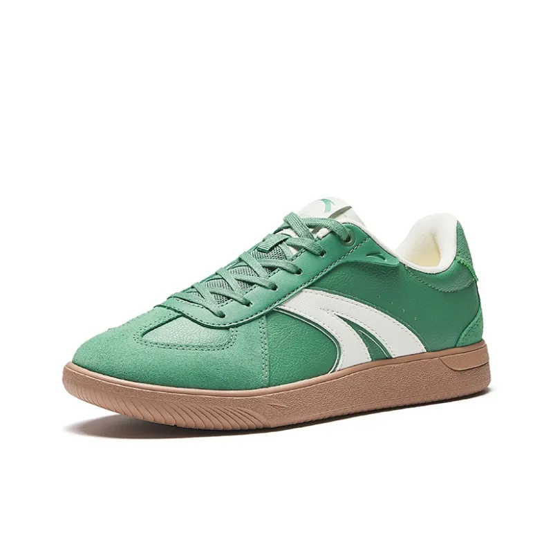 Anta Anti-Slip Wear-Resistant Low-Top Skateboard Shoes Women's Green-1