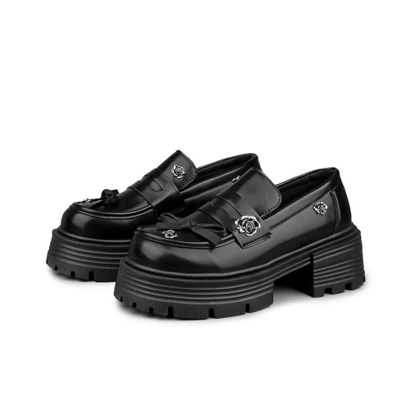 N6N8 Loafers Chunky Heel Women's-1