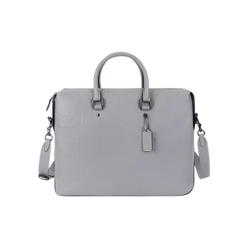 COACH Gotham Leather Briefcases Large Size Men's Heather Gray