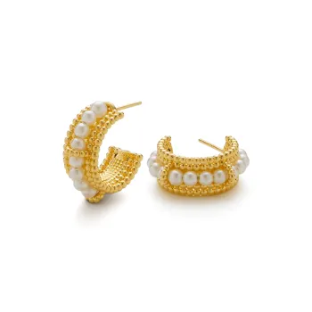 RSNY Gold Plated Copper Earrings Women's