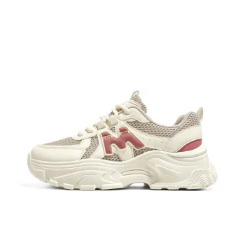 RENBEN Height Increasing Wear Resistant Low Top Chunky Sneakers Women's