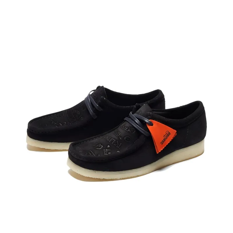 Clarks X Civilist Embossed Suede 'Black'-2