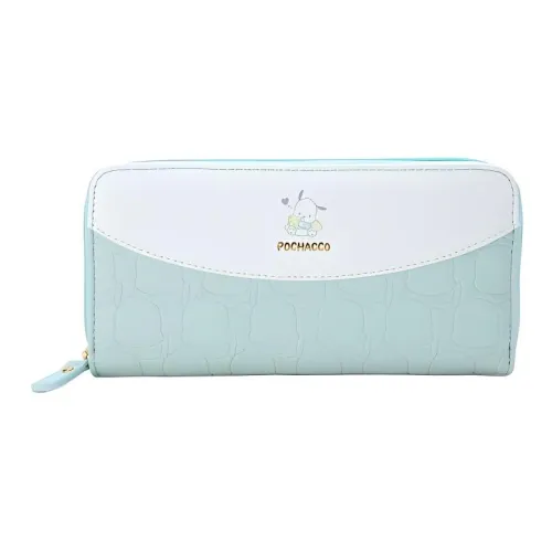 light green wallet