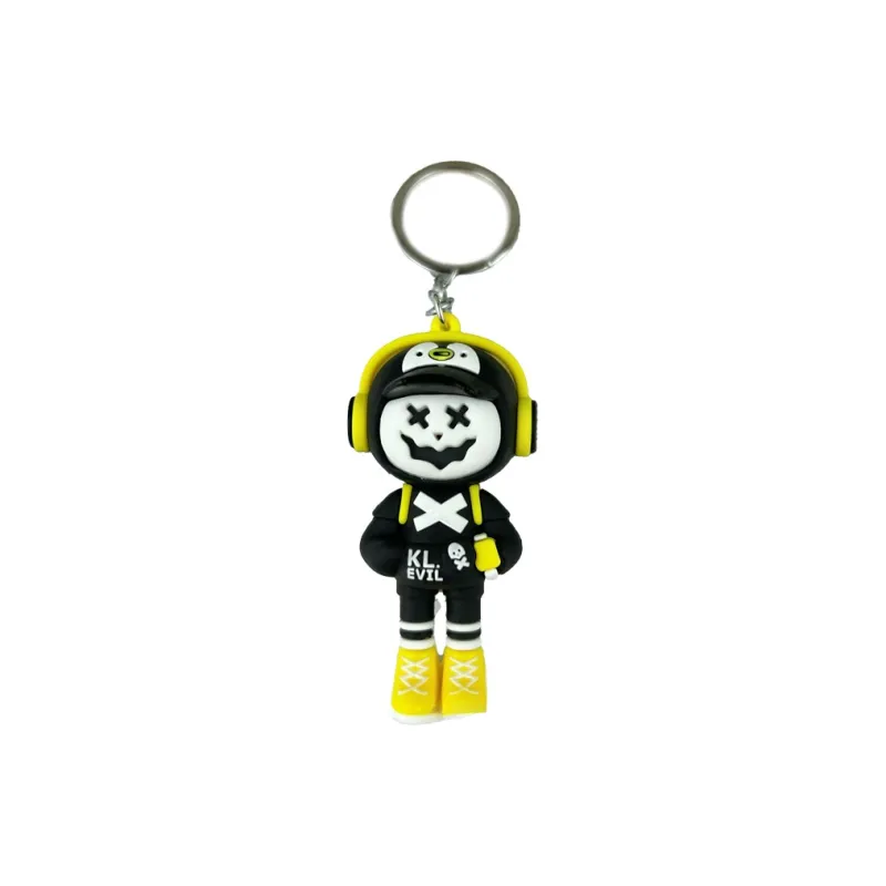 Yi Bu Kang Soft Vinyl Keychains Unisex-0