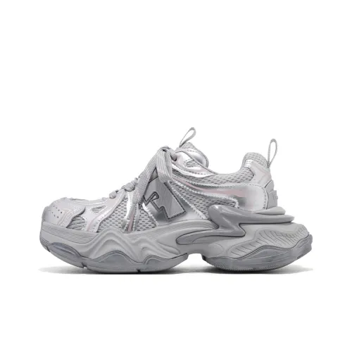 FALLINMISS Star Sea Shoe Series Breathable Lightweight Low Top Chunky Sneakers Women's