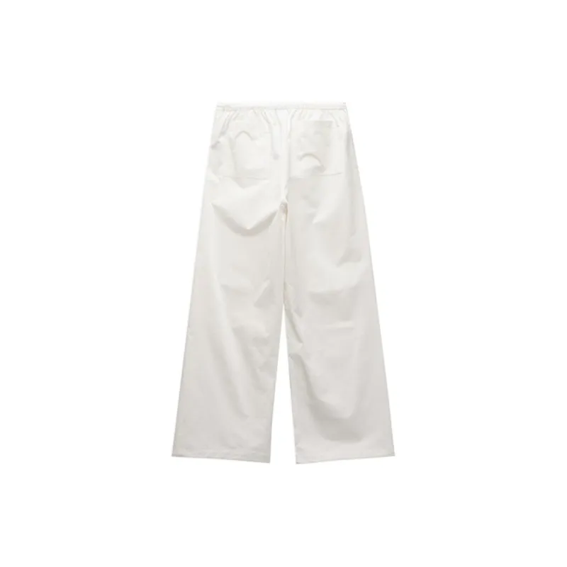 Ed Hardy SS25 Casual Pants Women's Ivory White-1