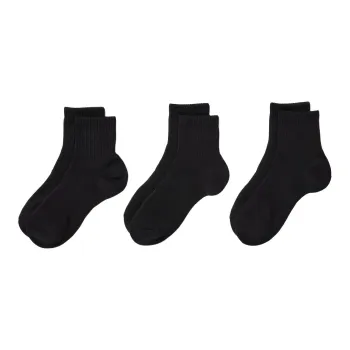 UNIQLO Ankle Socks Women's 3 Pack Black