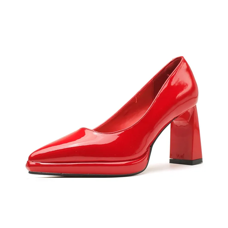 KATHRYN WILSON Chunky Heel High Heels Women's-4