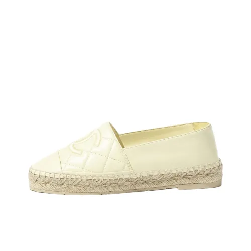 CHANEL Espadrilles Women's Light Yellow