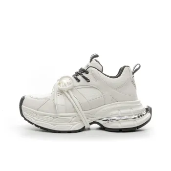 Ruomini Anti Slip And Wear Resistant Height Increasing Low Top Chunky Sneakers Women's