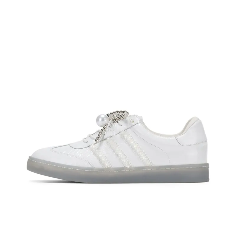 GG-CC Slip-Resistant Low-Top Skateboard Shoes Women's-8