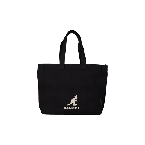 KANGOL Canvas tote Laurent Bag Canvas Bag Shopping Bag Handbag Regular Unisex Black