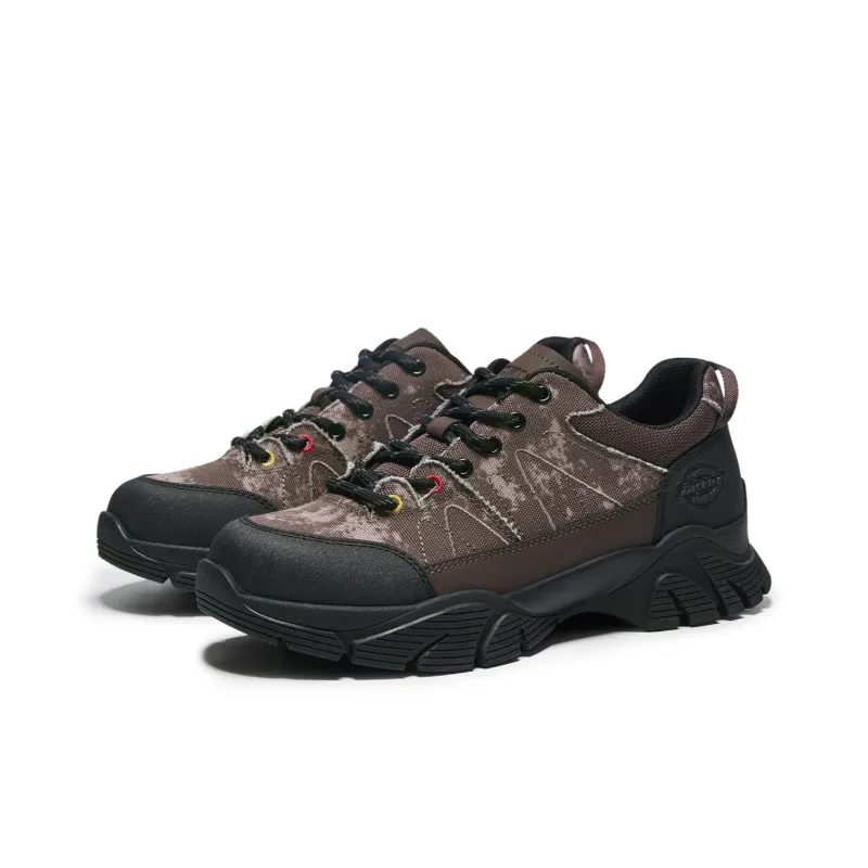 Dickies Low Top Casual Shoes Men's Dark Brown Black-2