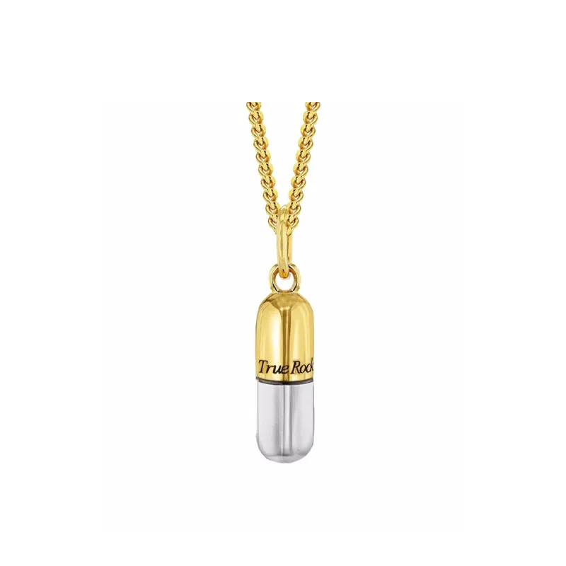 True Rocks Mini Pill Pendant Necklace-0