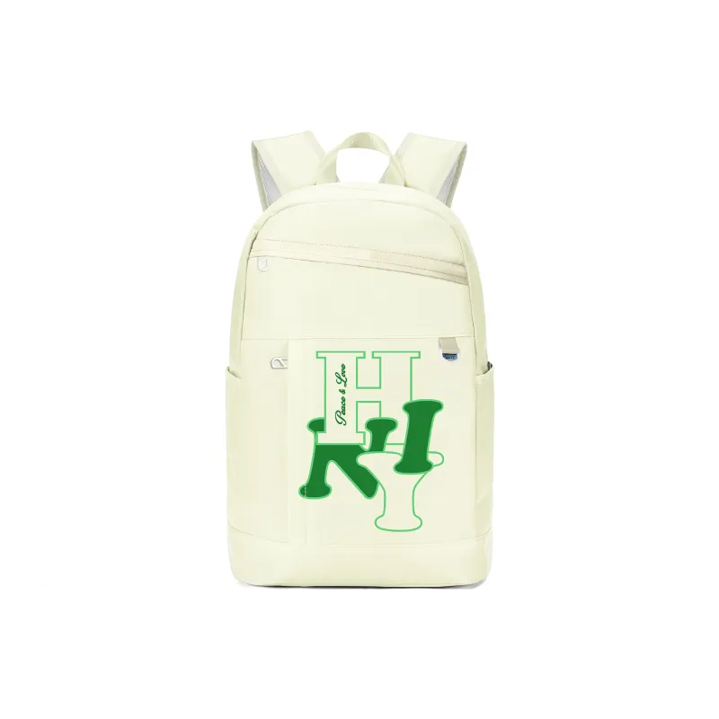 HINY Polyester Backpack With 13 Inch Laptop Compartment Regular Unisex Tiffany Blue-40
