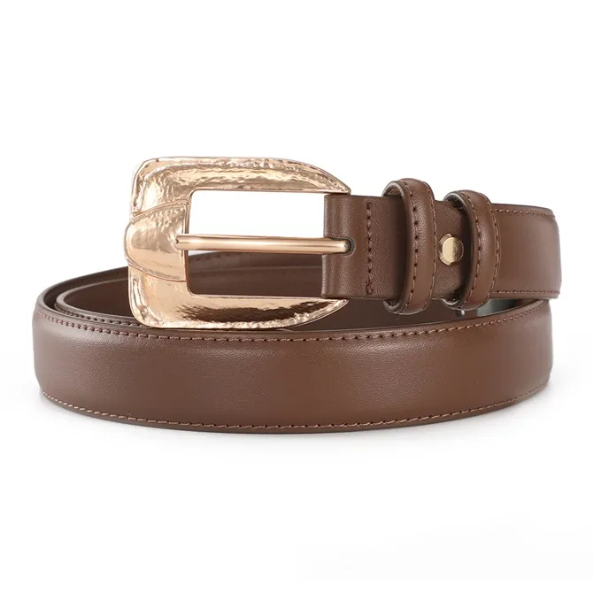 AOKANG Split Cow Leather Belts Women's 2.8cm-10