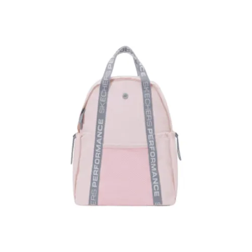 Skechers Sports Collection Fabric Backpack Medium Size Unisex Soft Pink