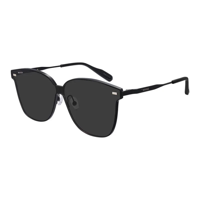 MUJOSH Astral Series Plate Frame Titanium Square Driving Sun Protection Versatile Sunglasses Unisex-1